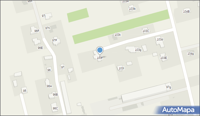 Uniszowice, Uniszowice, 103f, mapa Uniszowice