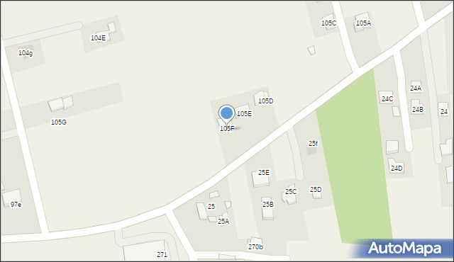 Uniszowice, Uniszowice, 105F, mapa Uniszowice