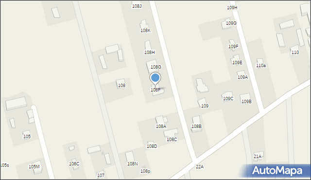 Uniszowice, Uniszowice, 108F, mapa Uniszowice