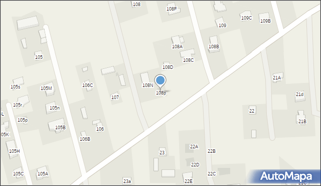 Uniszowice, Uniszowice, 108p, mapa Uniszowice