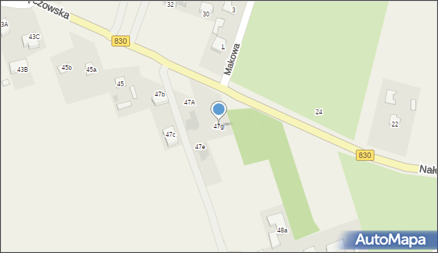 Uniszowice, Uniszowice, 47g, mapa Uniszowice