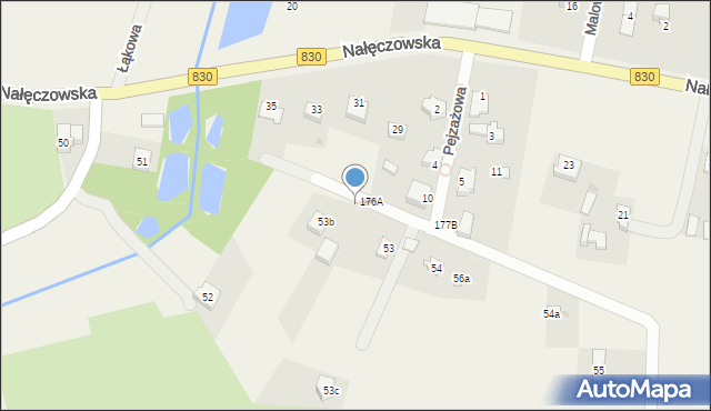 Uniszowice, Uniszowice, 53a, mapa Uniszowice