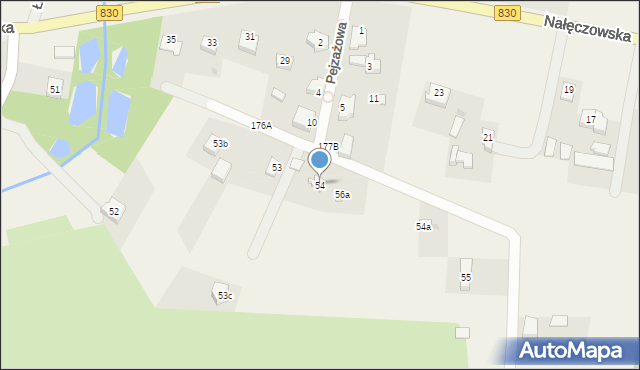 Uniszowice, Uniszowice, 54, mapa Uniszowice