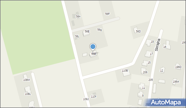 Uniszowice, Uniszowice, 56B, mapa Uniszowice