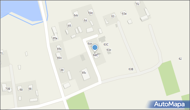 Uniszowice, Uniszowice, 64C, mapa Uniszowice