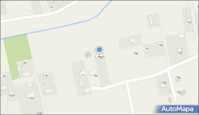 Uniszowice, Uniszowice, 76a, mapa Uniszowice