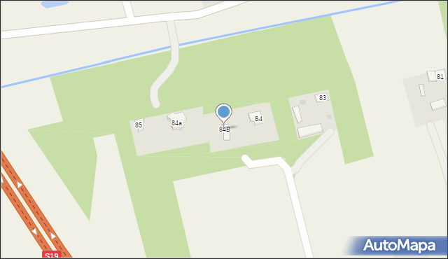 Uniszowice, Uniszowice, 84B, mapa Uniszowice