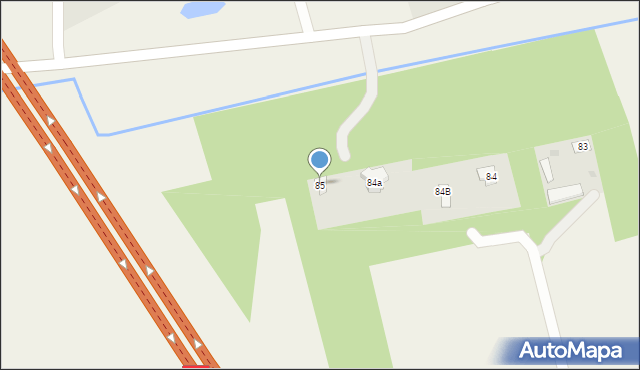 Uniszowice, Uniszowice, 85, mapa Uniszowice