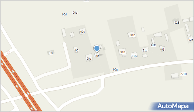 Uniszowice, Uniszowice, 90f, mapa Uniszowice