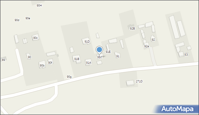 Uniszowice, Uniszowice, 91c, mapa Uniszowice