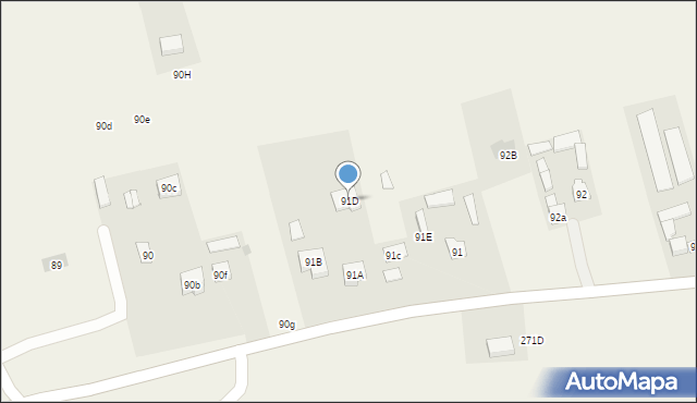 Uniszowice, Uniszowice, 91D, mapa Uniszowice