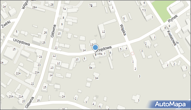 Jabłonowo Pomorskie, Urzędowa, 8, mapa Jabłonowo Pomorskie