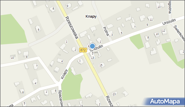 Knapy, Urszulin, 2, mapa Knapy
