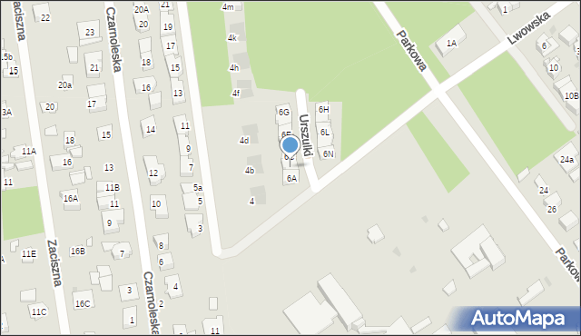 Kobyłka, Urszulki, 6B, mapa Kobyłka