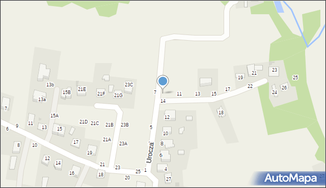 Koszyce Małe, Urocza, 9, mapa Koszyce Małe