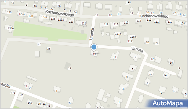 Malbork, Urocza, 15, mapa Malborka