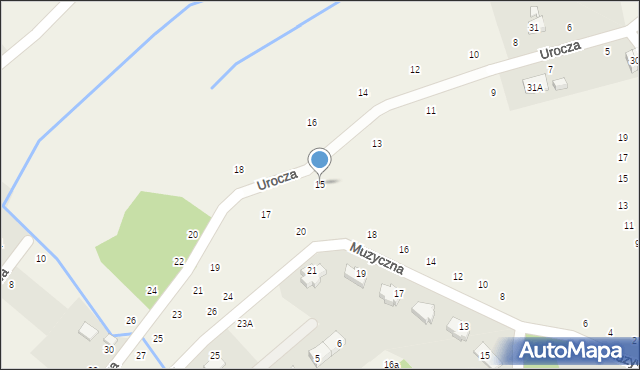 Staniszów, Urocza, 15, mapa Staniszów