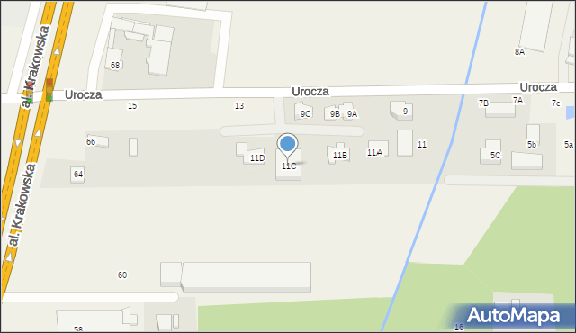 Stefanowo, Urocza, 11C, mapa Stefanowo
