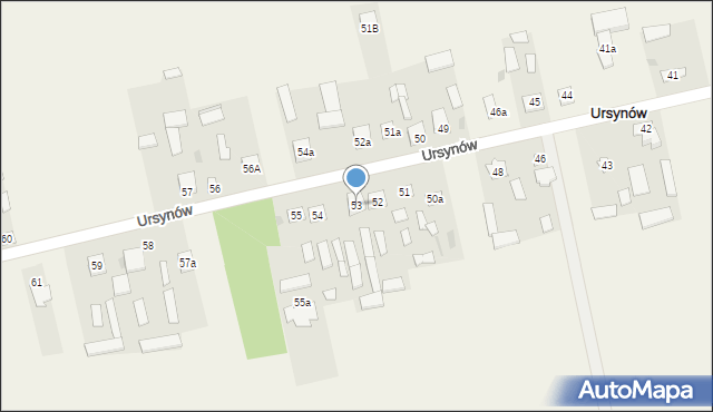 Ursynów, Ursynów, 53, mapa Ursynów