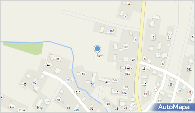 Urzejowice, Urzejowice, 10a, mapa Urzejowice