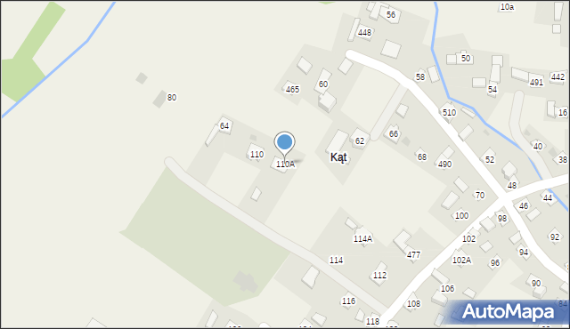 Urzejowice, Urzejowice, 110A, mapa Urzejowice