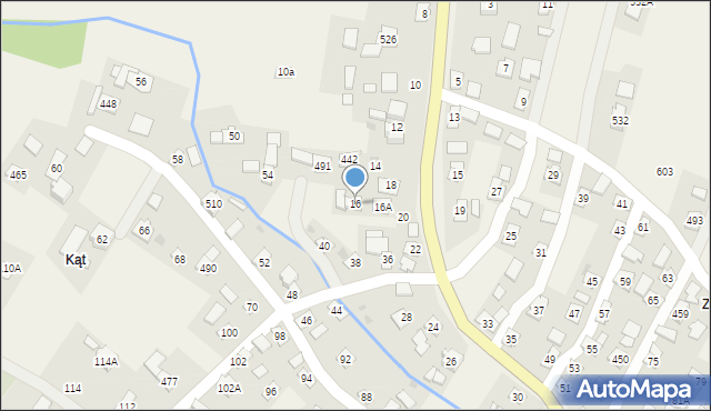 Urzejowice, Urzejowice, 16, mapa Urzejowice