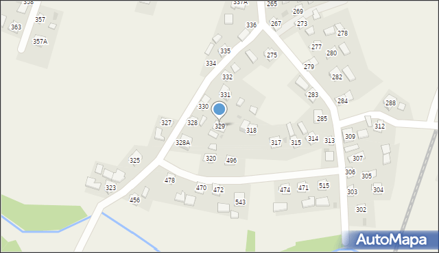 Urzejowice, Urzejowice, 329, mapa Urzejowice