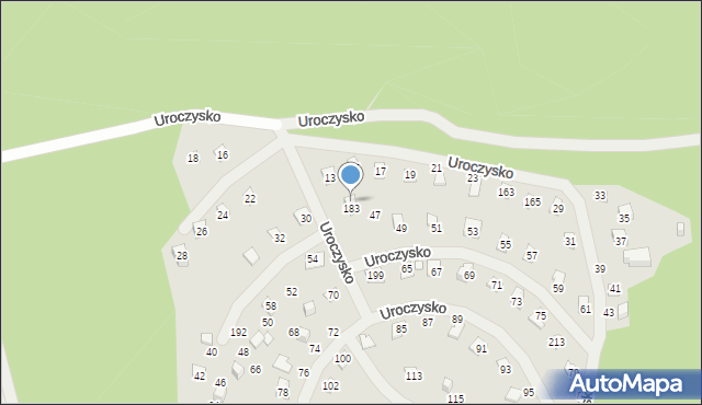Zakroczym, Uroczysko, 45, mapa Zakroczym