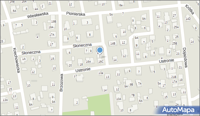 Kobyłka, Ustronie, 16D, mapa Kobyłka