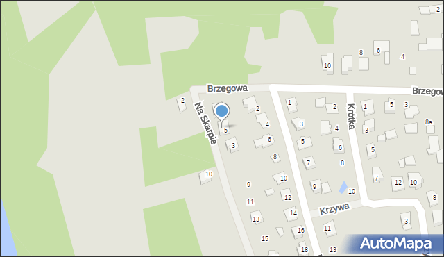 Koronowo, Ustronie, 5, mapa Koronowo