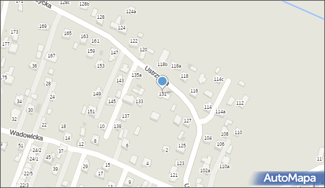 Rzeszów, Ustrzycka, 131, mapa Rzeszów