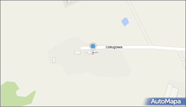 Sierakowice, Usługowa, 15, mapa Sierakowice