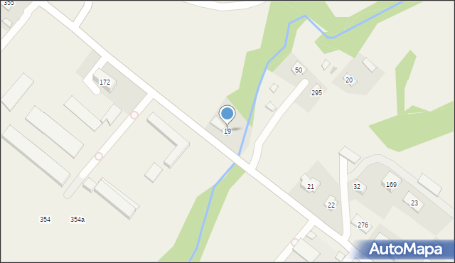 Uście Gorlickie, Uście Gorlickie, 19, mapa Uście Gorlickie