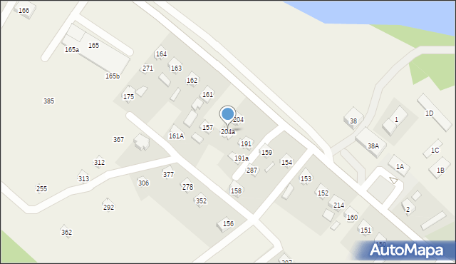 Uście Gorlickie, Uście Gorlickie, 204a, mapa Uście Gorlickie