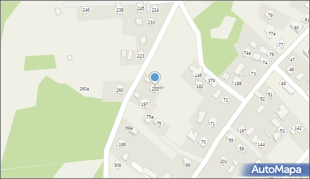 Uście Gorlickie, Uście Gorlickie, 222, mapa Uście Gorlickie