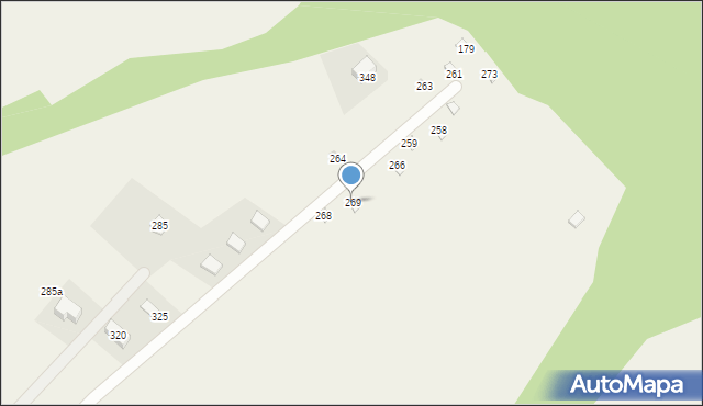 Uście Gorlickie, Uście Gorlickie, 269, mapa Uście Gorlickie