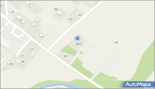 Uście Gorlickie, Uście Gorlickie, 357, mapa Uście Gorlickie