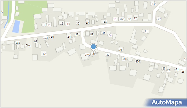 Uście Solne, Uście Solne, 38, mapa Uście Solne