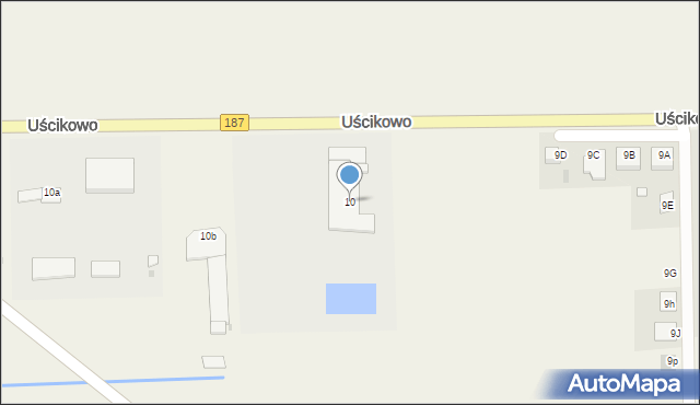 Uścikowo, Uścikowo, 10, mapa Uścikowo