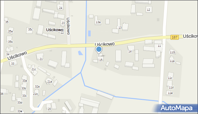 Uścikowo, Uścikowo, 16, mapa Uścikowo