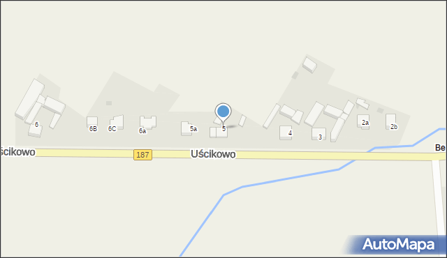 Uścikowo, Uścikowo, 5, mapa Uścikowo