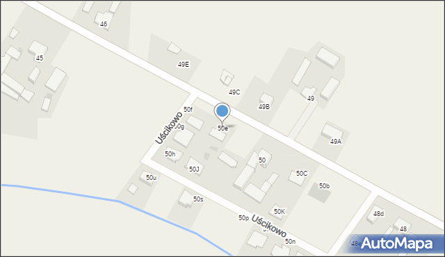 Uścikowo, Uścikowo, 50e, mapa Uścikowo