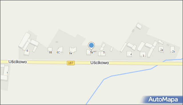 Uścikowo, Uścikowo, 5a, mapa Uścikowo