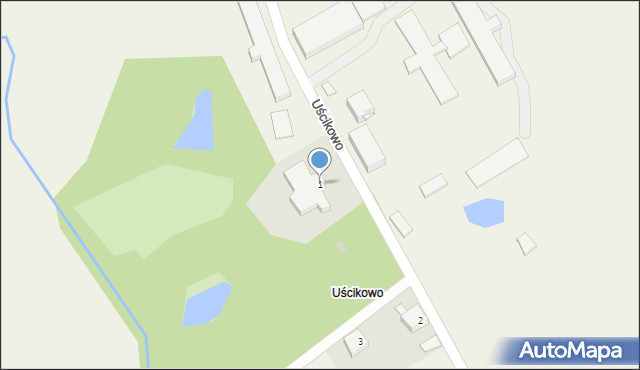 Uścikowo, Uścikowo, 1, mapa Uścikowo