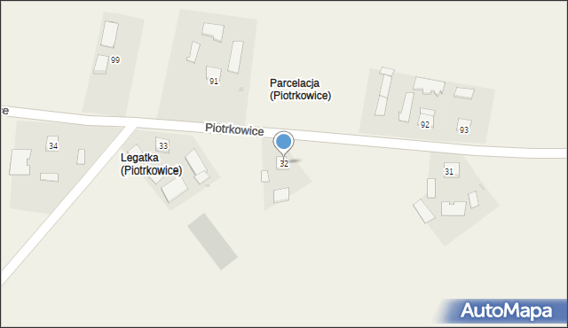 Uściszowice, Uściszowice, 32, mapa Uściszowice