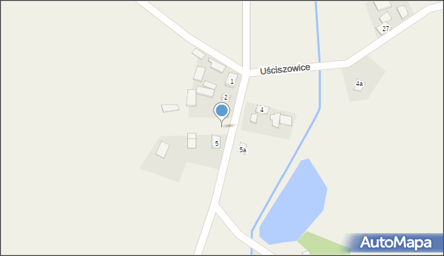 Uściszowice, Uściszowice, 4, mapa Uściszowice