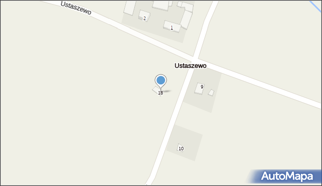 Ustaszewo, Ustaszewo, 18, mapa Ustaszewo