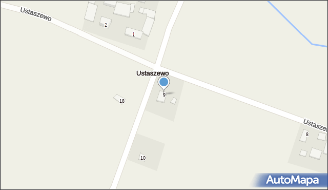 Ustaszewo, Ustaszewo, 9, mapa Ustaszewo