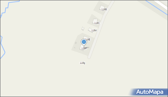 Ustjanowa Górna, Ustjanowa Górna, 118F, mapa Ustjanowa Górna