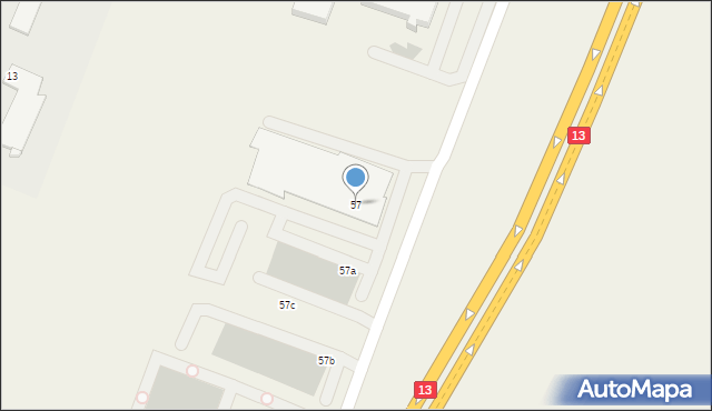 Ustowo, Ustowo, 57, mapa Ustowo